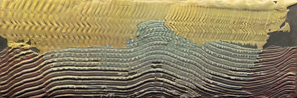 Three Worlds Meet 2025 12" x 36"